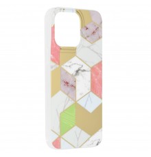 Husa pentru iPhone 14 Pro Max - Techsuit Marble Series - Mov Hex