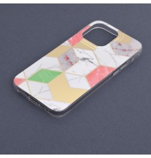 Husa pentru iPhone 14 Pro Max - Techsuit Marble Series - Mov Hex