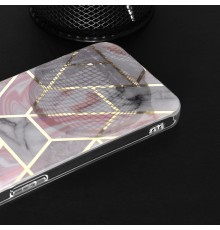 Husa pentru iPhone 14 Pro Max - Techsuit Marble Series - Roz Hex