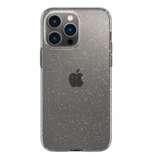 Husa pentru iPhone 14 Pro Max - Spigen Liquid Crystal Glitter - Crystal Quartz