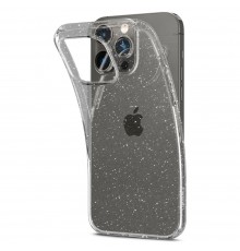 Husa pentru iPhone 14 Pro Max - Spigen Liquid Crystal Glitter - Crystal Quartz