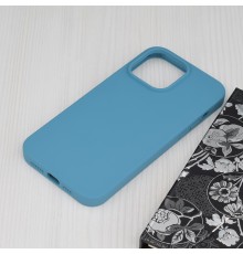 Husa pentru iPhone 14 Pro Max - Techsuit Soft Edge Silicone - Denim Albastra