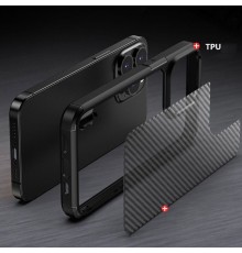 Husa pentru iPhone 14 Pro Max - Techsuit Carbon Fuse - Neagra