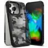 Husa pentru iPhone 14 Pro Max - Ringke Fusion X Design - Camo Neagra