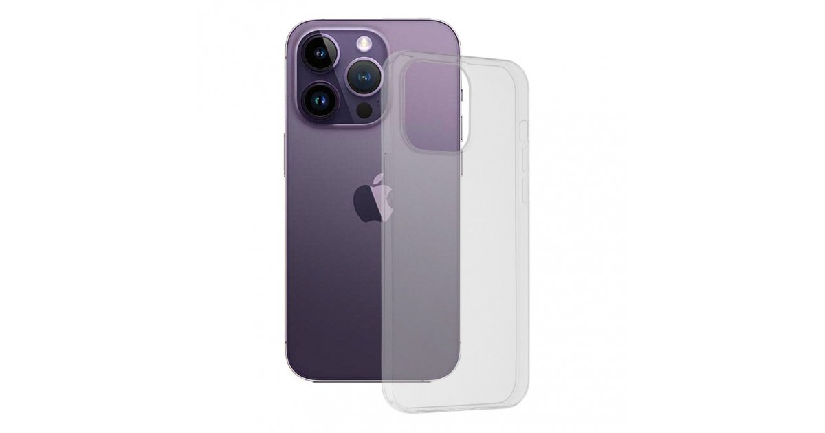 Husa pentru iPhone 14 Pro Max - Techsuit Clear Silicone - Transparenta