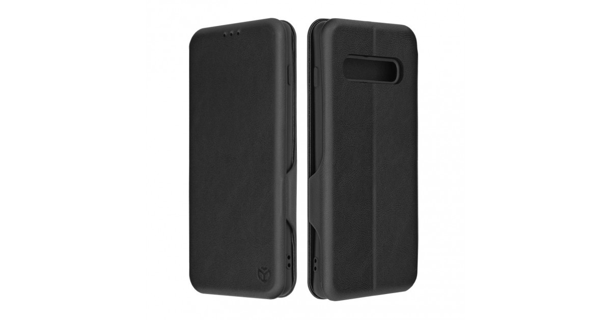 Husa pentru Samsung Galaxy S10 Plus Techsuit Safe Wallet Plus, Neagra