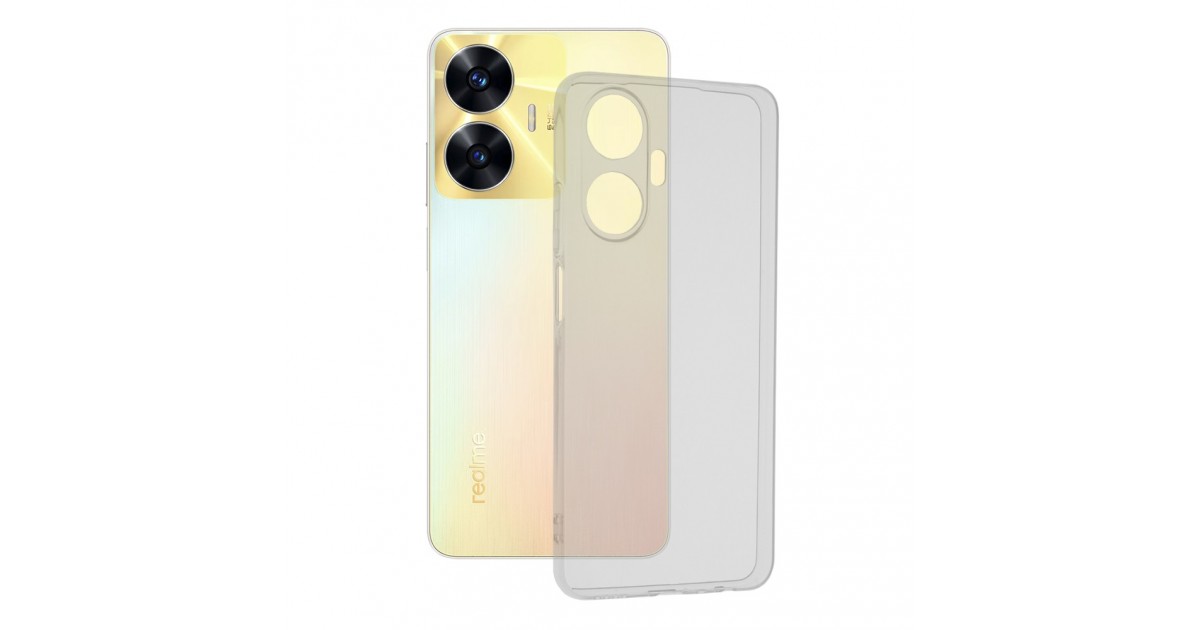 Husa pentru Realme C55 - Techsuit Clear Silicone - Transparent