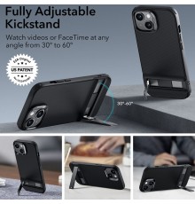 Husa pentru iPhone 15 Pro Max - ESR Air Shield Boost Kickstand - Translucent Neagra