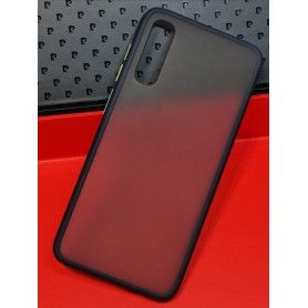 Husa Mata cu bumper din silicon pentru Samsung Galaxy A70, Blue Navy