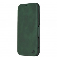 Husa pentru iPhone 15 Pro Max Techsuit Safe Wallet Plus, Verde