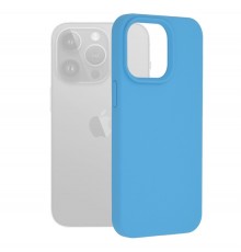 Husa pentru iPhone 15 Pro Max - Techsuit Soft Edge Silicone - Denim Albastra