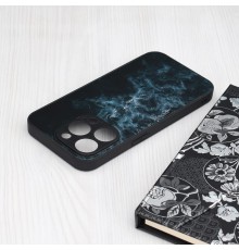 Husa pentru iPhone 15 Pro Max - Techsuit Glaze Series - Albastra Nebula