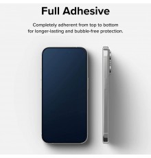 Folie pentru iPhone 15 Pro Max - Ringke Cover Display Tempered Glass - Negru