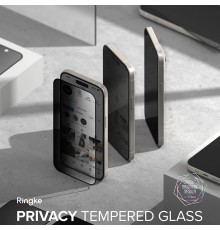 Folie pentru iPhone 15 Plus - Ringke Cover Display Tempered Glass - Privacy