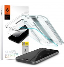 Folie pentru iPhone 15 Plus - Spigen Glas.TR EZ FIT - Clear