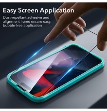 Folie pentru iPhone 15 Pro Max - ESR Tempered Glass - Negru