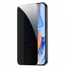 Folie pentru iPhone 15 Plus - Tempered Glass Privacy - Negru