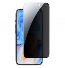 Folie pentru iPhone 15 - Tempered Glass Privacy - Negru