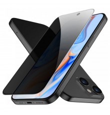 Folie pentru iPhone 15 - Tempered Glass Privacy - Negru