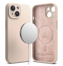 Husa pentru iPhone 15 Plus - Techsuit Luxury Crystal MagSafe - Argintie