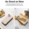 Husa pentru iPhone 15 - Ringke Silicone Magnetic - Roz Sand