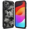 Husa pentru iPhone 15 Plus - Ringke Fusion X Design - Camo Neagra