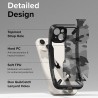 Husa pentru iPhone 15 Plus - Ringke Fusion X Design - Camo Neagra