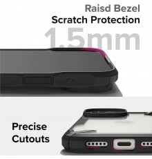 Husa pentru iPhone 15 Plus - Ringke Fusion X - Neagra