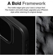 Husa pentru iPhone 15 Pro - Ringke Fusion Bold - Neagra