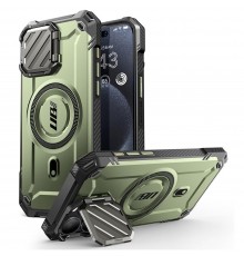 Husa pentru iPhone 15 Pro Max - Techsuit HaloFrost MagSafe Series - Roz