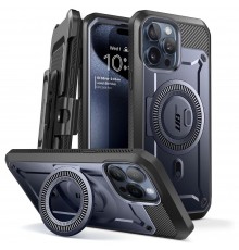 Husa pentru iPhone 15 Pro Max - Spigen Slim Armor CS - Neagra