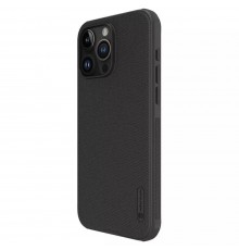 Husa pentru iPhone 15 Pro Max - Nillkin Super Frosted Shield Pro - Neagra