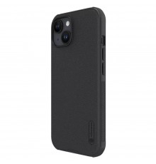 Husa pentru iPhone 15 Plus - Nillkin Super Frosted Shield Pro - Neagra