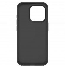 Husa pentru iPhone 15 Pro - Nillkin Super Frosted Shield Pro - Neagra