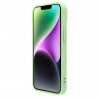 Husa pentru iPhone 15 Plus - Nillkin CamShield Silky MagSafe Silicone - Verde menta Verde