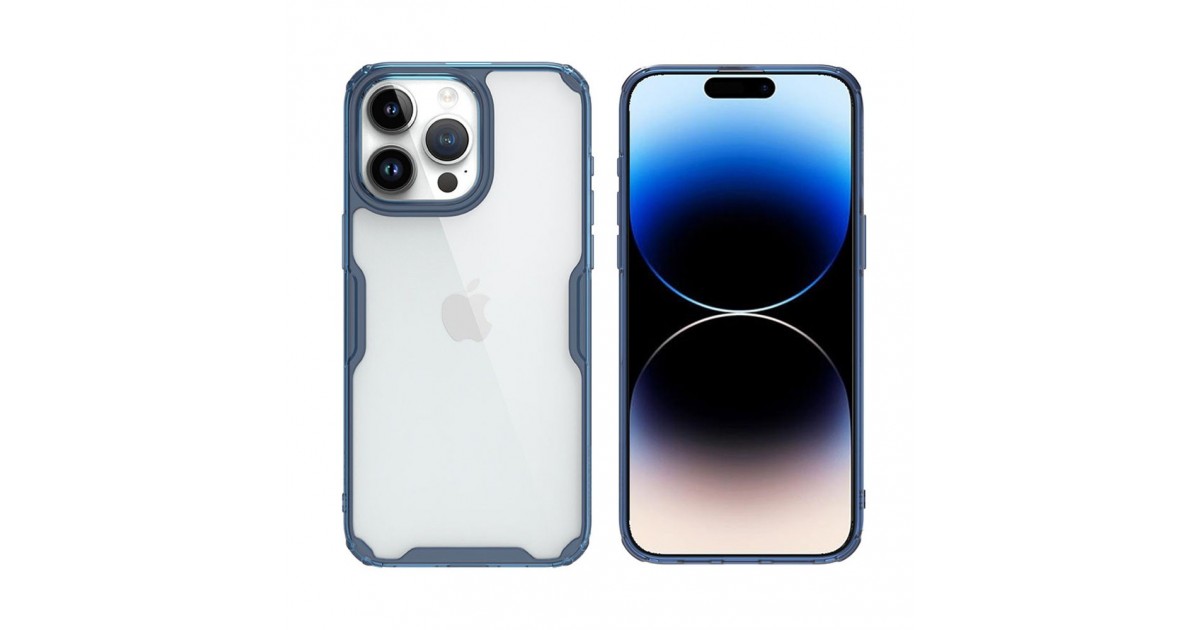 Husa pentru iPhone 15 Pro - Nillkin Nature TPU Case - Albastra