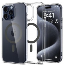 Husa pentru iPhone 15 Pro Max - Techsuit Carbonite FiberShell - Neagra