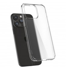 Husa pentru iPhone 15 Pro - Spigen Ultra Hybrid - Frost Clear