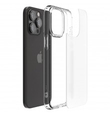 Husa pentru iPhone 15 Pro - Spigen Ultra Hybrid - Frost Clear