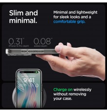 Husa pentru iPhone 15 Pro - Spigen Ultra Hybrid - Frost Clear