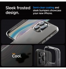 Husa pentru iPhone 15 Pro - Spigen Ultra Hybrid - Frost Clear