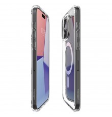 Husa pentru iPhone 15 Pro - Spigen Ultra Hybrid MagSafe - Alba