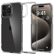 Husa pentru iPhone 15 Pro Max - Techsuit Carbon Silicone - Neagra