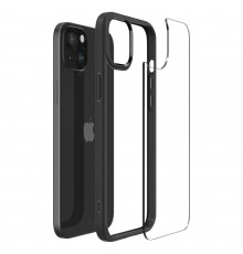 Husa pentru iPhone 15 Plus - Spigen Ultra Hybrid - Matte Neagra