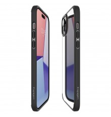 Husa pentru iPhone 15 Plus - Spigen Ultra Hybrid - Matte Neagra