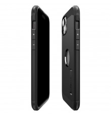 Husa pentru iPhone 15 Plus - Spigen Tough Armor MagSafe - Neagra