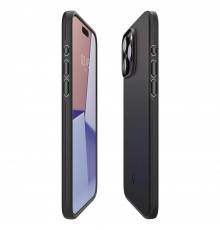 Husa pentru iPhone 15 Pro Max - Spigen Thin Fit - Neagra