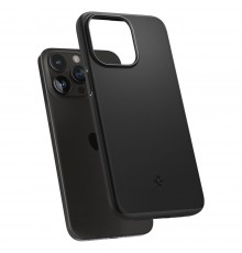 Husa pentru iPhone 15 Pro Max - Spigen Thin Fit - Neagra