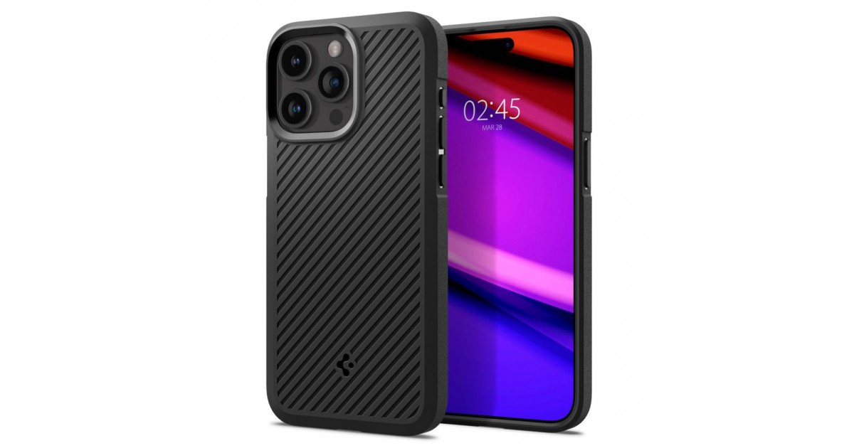 Husa pentru iPhone 15 Pro Max - Spigen Core Armor - Matte Neagra