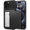 Husa pentru iPhone 15 Pro - Spigen Slim Armor CS - Neagra